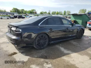 2017 Audi A8 with VIN WAU44AFD3HN015464, listed as a Copart auction lot 55099805 with 125,067 mi miles and Clean title. Bid and sale history available at DreamBid. Image 3.