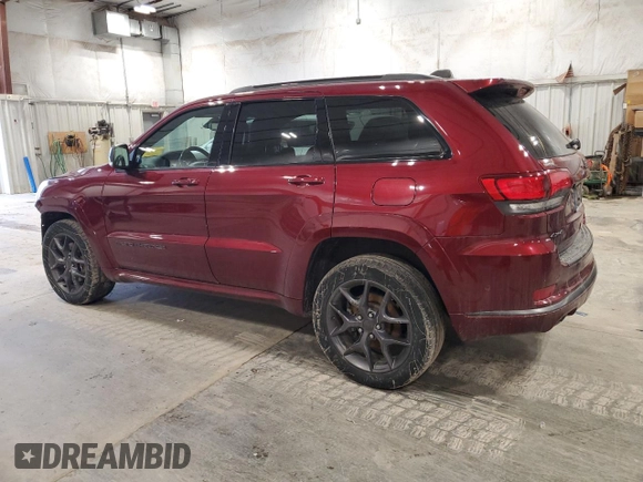 2020 Jeep Grand Cherokee Limited X z VIN 1C4RJFBTXLC384595, wystawiony jako Copart lot #46105075 z przebiegiem 64 034 mil mil oraz Czysty tytuł • Clean title. Historia ofert i sprzedaży dostępna na DreamBid. Obrazek 2.