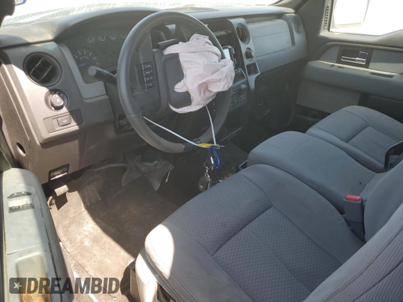 2013 Ford F-150 XL with VIN 1FTMF1CF5DFD02991, listed as a Copart auction lot 46853675 with 127,474 mi miles and Salvage title. Bid and sale history available at DreamBid. Image 8.