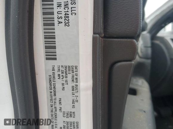 2022 Jeep Grand Cherokee Laredo X with VIN 1C4RJFAG1NC148232, listed as a Copart auction lot 60547065 with Not provided miles and Salvage title. Bid and sale history available at DreamBid. Image 13.