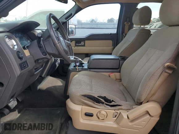 2014 Ford F-150 XL with VIN 1FTFW1CF4EFC47718, listed as a Copart auction lot 47552235 with 316,373 mi miles and Salvage title. Bid and sale history available at DreamBid. Image 7.