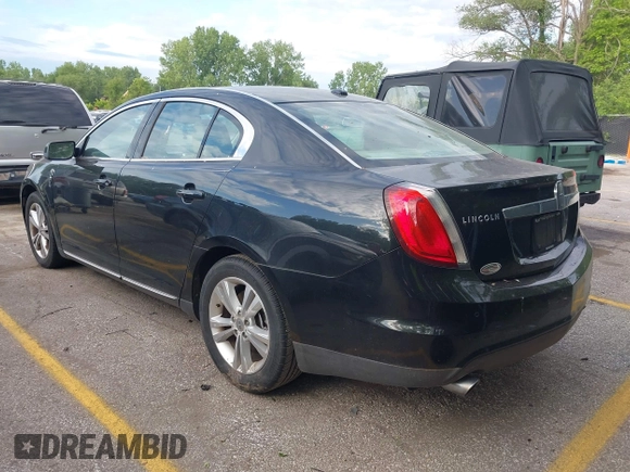 2009 Lincoln MKS with VIN 1LNHM93RX9G603978, listed as a IAAI auction lot 42212654 with 161,845 mi miles and . Bid and sale history available at DreamBid. Image 3.