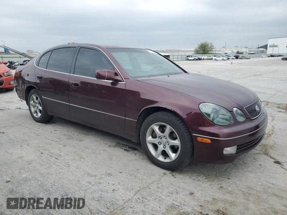 2001 Lexus GS 300 with VIN JT8BD69S810140768, listed as a Copart auction lot 51390715 with 232,808 mi miles and Salvage Title. Bid and sale history available at DreamBid. Image 4.