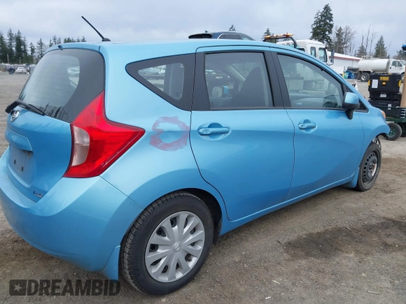 2014 Nissan Note SV with VIN 3N1CE2CP5EL365581, listed as a IAAI auction lot 41831047 with 53,660 mi miles and . Bid and sale history available at DreamBid. Image 4.