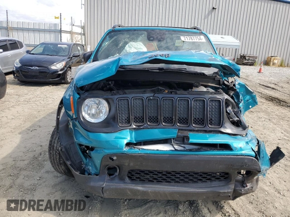 2021 Jeep Renegade 80th Anniversary with VIN ZACNJDBB8MPN22610, listed as a Copart auction lot 71787754 with 49,057 mi miles and Salvage title. Bid and sale history available at DreamBid. Image 5.
