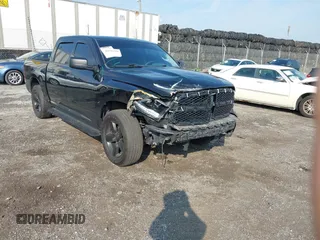 2015 Ram 1500 Express with VIN 1C6RR7KT5FS588432, listed as a IAAI auction lot 42593559 with 86,634 mi miles and . Bid and sale history available at DreamBid. Image 1.