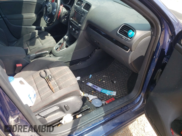 2010 Volkswagen Golf GTI with VIN WVWHV7AJ4AW376431, listed as a Copart auction lot 69883014 with 185,644 mi miles and Salvage title. Bid and sale history available at DreamBid. Image 5.