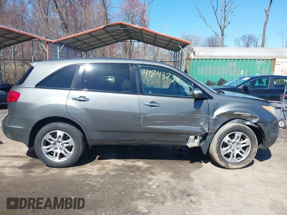2007 Acura MDX Tech Pkg with VIN 2HNYD28307H506848, listed as a IAAI auction lot 41843734 with 149,333 mi miles. Bid and sale history available at carsss.com. Image 13.
