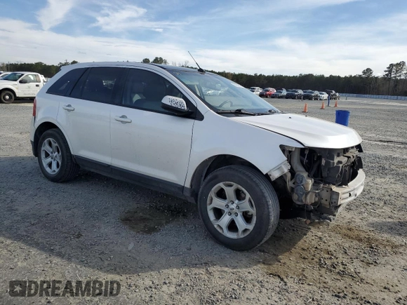 2013 Ford Edge SEL with VIN 2FMDK3JC0DBC44821, listed as a Copart auction lot 50330845 with 287,719 mi miles and Salvage Title. Bid and sale history available at carsss.com. Image 4.
