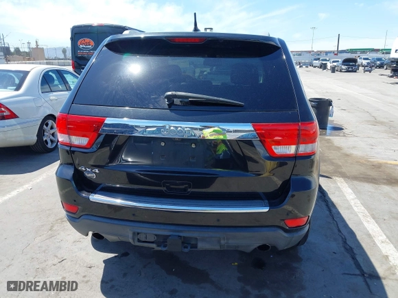 2012 Jeep Grand Cherokee Overland with VIN 1C4RJFCT7CC185602, listed as a IAAI auction lot 42018715 with 91,507 mi miles. Bid and sale history available at carsss.com. Image 16.