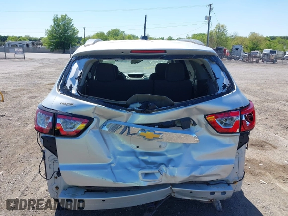 2017 Chevrolet Traverse LS with VIN 1GNKRFKD0HJ161222, listed as a IAAI auction lot 42110204 with 58,663 mi miles and . Bid and sale history available at DreamBid. Image 6.