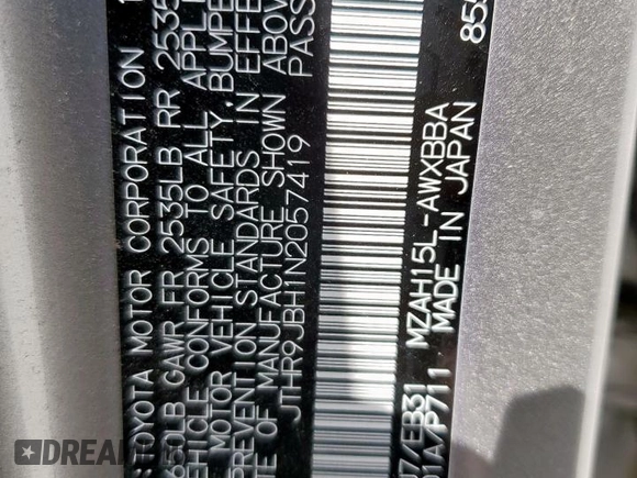 2022 Lexus UX 250h F Sport z VIN JTHR9JBH1N2057419, wystawiony jako Copart lot #61190715 z przebiegiem 60 401 mil mil oraz Szkoda całkowita • Salvage title. Historia ofert i sprzedaży dostępna na DreamBid. Obrazek 16.