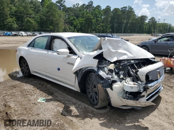 2017 Lincoln Continental Reserve with VIN 1LN6L9RP6H5628211, listed as a Copart auction lot 61369035 with Not provided miles and Salvage title. Bid and sale history available at DreamBid. Image 4.