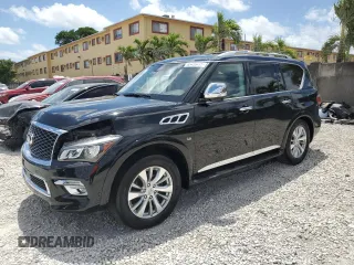 2016 Infiniti QX80 with VIN JN8AZ2ND0G9800289, listed as a Copart auction lot 55459735 with 172,998 mi miles and Clean Title. Bid and sale history available at carsss.com. Image 1.