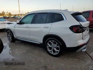 2024 BMW X3 xDrive30i with VIN 5UX53DP06R9W22278, listed as a Copart auction lot 77447444 with 869 mi miles and Salvage Title. Bid and sale history available at carsss.com. Image 2.