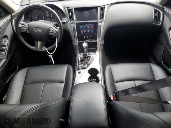 2016 Infiniti Q50 Premium with VIN JN1CV7ARXGM252395, listed as a Copart auction lot 49374055 with 101,369 mi miles and Salvage Title. Bid and sale history available at DreamBid. Image 8.