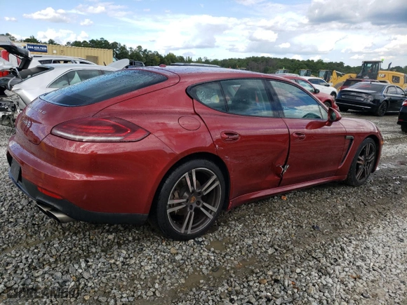 2015 Porsche Panamera 4S with VIN WP0AB2A71FL050533, listed as a Copart auction lot 72170014 with NaN miles and Salvage Title. Bid and sale history available at carsss.com. Image 3.