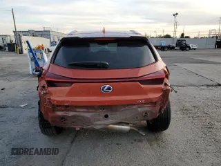2020 Lexus UX with VIN JTHP9JBH9L2020817, listed as a Copart auction lot 37343773 with 36,702 mi miles. Bid and sale history available at carsss.com. Image 6.