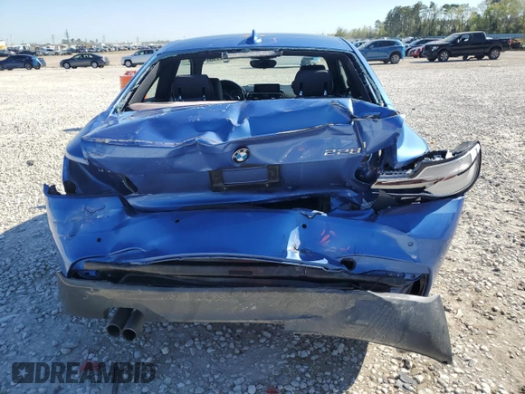 2015 BMW 2 Series 228i with VIN WBA1F5C50FV256672, listed as a Copart auction lot 50062235 with 120,213 mi miles and Salvage Title. Bid and sale history available at carsss.com. Image 6.