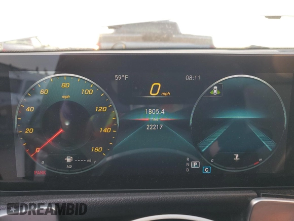 2022 Mercedes-Benz GLB 250 с VIN W1N4M4GB4NW190581, выставлен на аукционе Copart как лот 48797905 с пробегом 22 217 миль миль и Списание • Salvage title. История ставок и продаж доступна на DreamBid. Изображение 9.