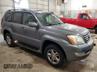 2007 Lexus GX 470 with VIN JTJBT20X870139695, listed as a Copart auction lot 67362474 with 222,269 mi miles and Salvage Title. Bid and sale history available at carsss.com. Image 4.