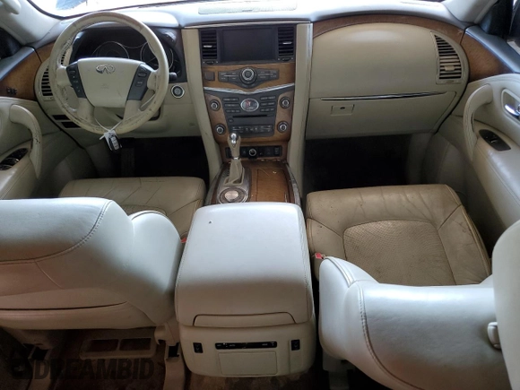 2013 Infiniti QX56 with VIN JN8AZ2NF3D9530326, listed as a Copart auction lot 52571965 with 0 mi miles and Clean Title. Bid and sale history available at carsss.com. Image 8.