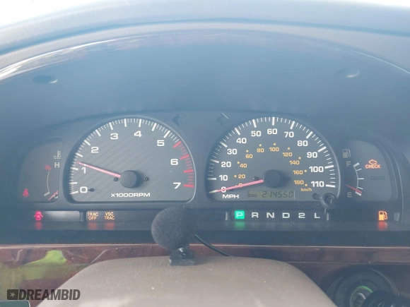 2002 Toyota 4Runner Limited with VIN JT3GN87R929000472, listed as a IAAI auction lot 42018408 with 214,550 mi miles. Bid and sale history available at carsss.com. Image 7.