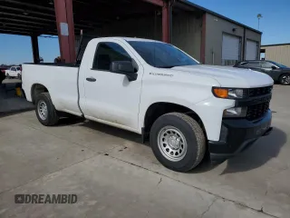2020 Chevrolet Silverado 1500 Work Truck with VIN 3GCNWAEH5LG217679, listed as a Copart auction lot 46077455 with 105,689 mi miles and Clean Title. Bid and sale history available at DreamBid. Image 4.
