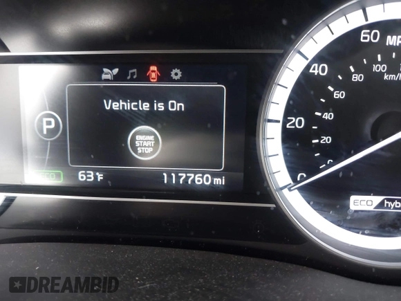 2018 Kia Niro EX with VIN KNDCC3LC7J5143379, listed as a IAAI auction lot 41793266 with 117,760 mi miles. Bid and sale history available at carsss.com. Image 15.