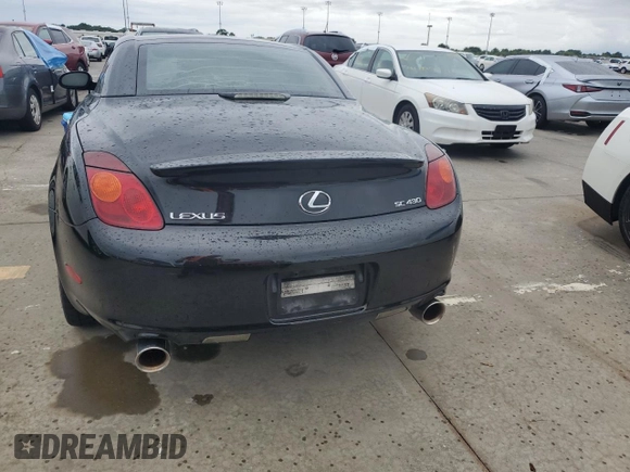 2002 Lexus SC with VIN JTHFN48Y720010815, listed as a Copart auction lot 73868954 with Not Provided miles and Non Repairable. Bid and sale history available at carsss.com. Image 6.