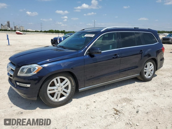 2013 Mercedes-Benz GL 450 z VIN 4JGDF7CE5DA245372, wystawiony jako Copart lot #56252505 z przebiegiem 70 349 mil mil oraz Czysty tytuł • Clean title. Historia ofert i sprzedaży dostępna na DreamBid. Obrazek 1.