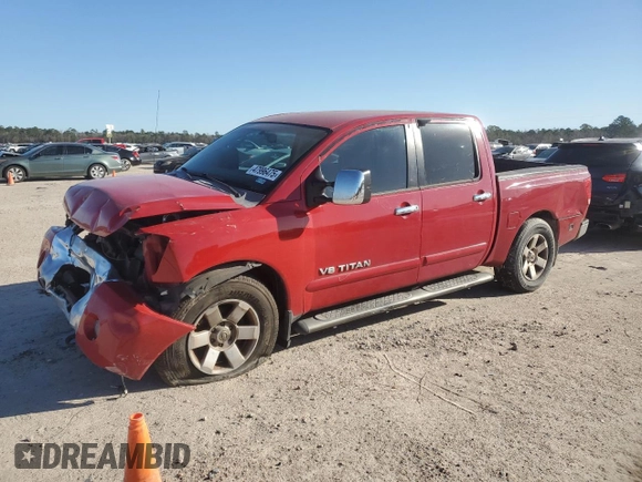 2007 Nissan Titan XE z VIN 1N6BA07A67N216434, wystawiony jako Copart lot #47996475 z przebiegiem 121 315 mil mil oraz Czysty tytuł • Clean title. Historia ofert i sprzedaży dostępna na DreamBid. Obrazek 1.