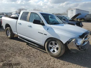 2010 Dodge Ram 1500 SLT with VIN 1D7RB1GT9AS173325, listed as a Copart auction lot 43406715 with 206,591 mi miles and Salvage Title. Bid and sale history available at carsss.com. Image 4.