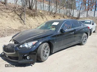2015 Infiniti Q50 Premium with VIN JN1BV7AR2FM420542, listed as a IAAI auction lot 41787473 with 83,955 mi miles. Bid and sale history available at carsss.com. Image 18.