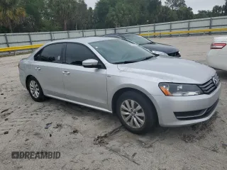 2015 Volkswagen Passat S with VIN 1VWAS7A32FC008542, listed as a Copart auction lot 52530915 with 109,330 mi miles and Salvage title. Bid and sale history available at DreamBid. Image 4.