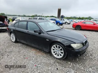 2008 BMW 7 Series 750Li with VIN WBAHN83568DT78626, listed as a Copart auction lot 60956495 with 87,600 mi miles and Clean title. Bid and sale history available at DreamBid. Image 4.