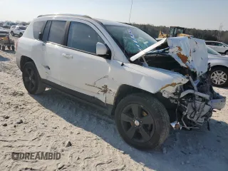 2015 Jeep Compass High Altitude Edition with VIN 1C4NJDEB0FD436451, listed as a Copart auction lot 45727495 with 0 mi miles and Non Repairable. Bid and sale history available at carsss.com. Image 4.