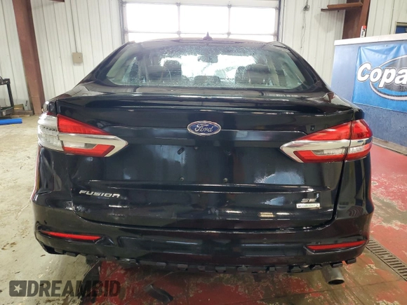 2020 Ford Fusion SE with VIN 3FA6P0HD7LR186076, listed as a Copart auction lot 51582885 with 93,021 mi miles and Salvage Title. Bid and sale history available at DreamBid. Image 6.