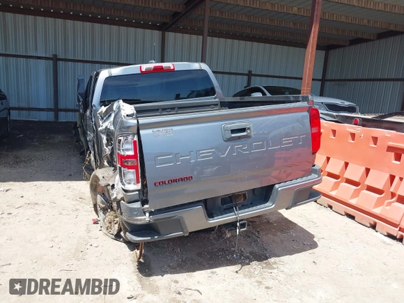2021 Chevrolet Colorado 2WD LT с VIN 1GCGSCEAXM1127821, выставлен на аукционе IAAI как лот 42248325 с пробегом 51 035 миль миль и . История ставок и продаж доступна на DreamBid. Изображение 3.