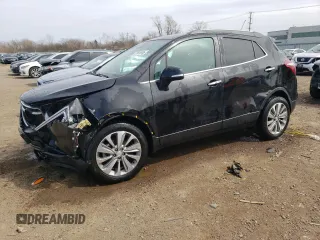2018 Buick Encore Preferred with VIN KL4CJASB7JB709054, listed as a Copart auction lot 52828985 with 43,227 mi miles and Salvage Title. Bid and sale history available at DreamBid. Image 1.