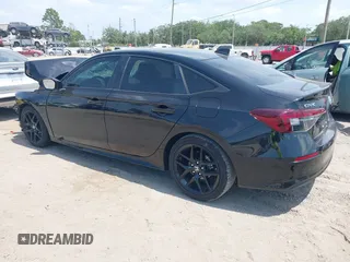 2025 Honda Civic Sport with VIN 2HGFE2F50SH503098, listed as a IAAI auction lot 42086699 with Not provided miles and . Bid and sale history available at DreamBid. Image 3.