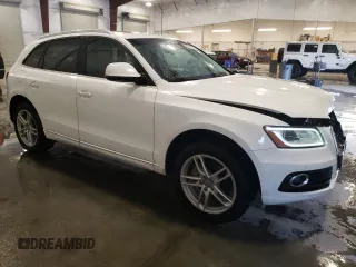 2016 Audi Q5 Premium Plus with VIN WA1CVAFP3GA056182, listed as a Copart auction lot 88791535 with 145,018 mi miles and Salvage title. Bid and sale history available at DreamBid. Image 4.