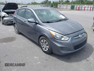 2017 Hyundai Accent SE with VIN KMHCT5AE7HU338751, listed as a IAAI auction lot 41974798 with 96,638 mi miles. Bid and sale history available at carsss.com. Image 1.