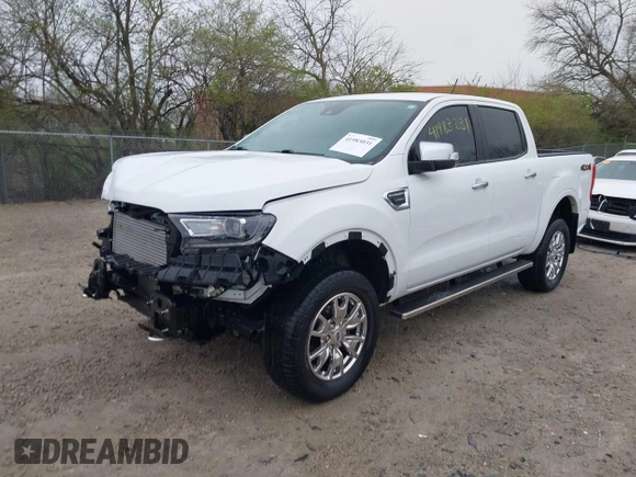 2021 Ford Ranger XL z VIN 1FTER4FH6MLE00004, wystawiony jako IAAI lot #41983031 z przebiegiem 54 227 mil mil oraz . Historia ofert i sprzedaży dostępna na DreamBid. Obrazek 2.