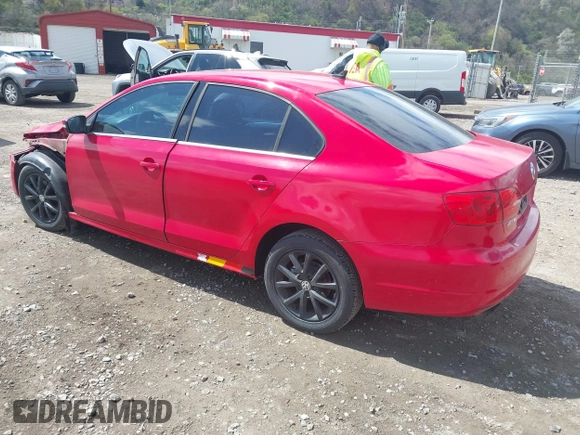 2014 Volkswagen Jetta Sedan SE w/Connectivity/Sunroof PZEV with VIN 3VWD17AJ1EM444066, listed as a IAAI auction lot 42030027 with 109,598 mi miles. Bid and sale history available at carsss.com. Image 3.