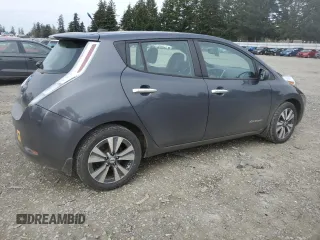 2013 Nissan LEAF SL with VIN 1N4AZ0CP8DC403026, listed as a Copart auction lot 52193775 with 34,712 mi miles and Clean Title. Bid and sale history available at DreamBid. Image 3.