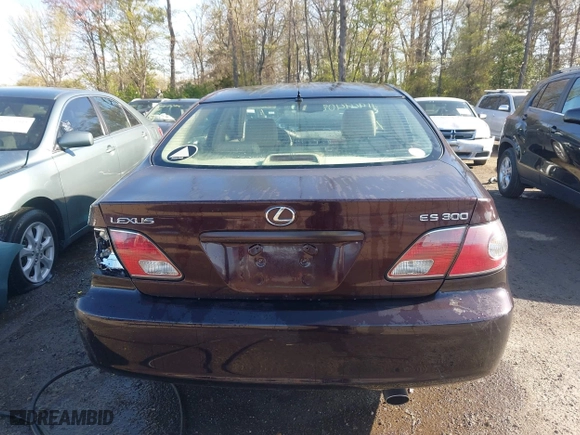 2002 Lexus ES 300 with VIN JTHBF30G525015040, listed as a IAAI auction lot 41969408 with 175,587 mi miles. Bid and sale history available at carsss.com. Image 16.