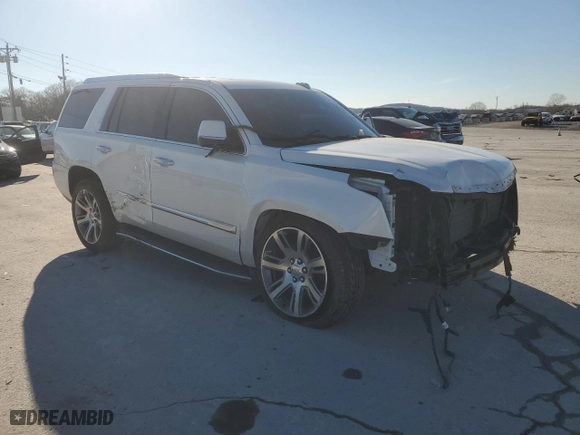 2016 Cadillac Escalade Luxury Collection with VIN 1GYS3BKJ8GR359372, listed as a Copart auction lot 88518985 with 0 mi miles and Salvage Title. Bid and sale history available at carsss.com. Image 4.