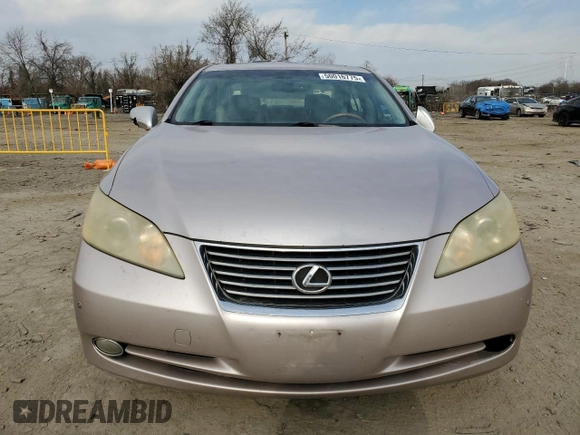 2009 Lexus ES 330 with VIN JTHBJ46G992296475, listed as a Copart auction lot 50016775 with 198,263 mi miles and Salvage Title. Bid and sale history available at DreamBid. Image 5.