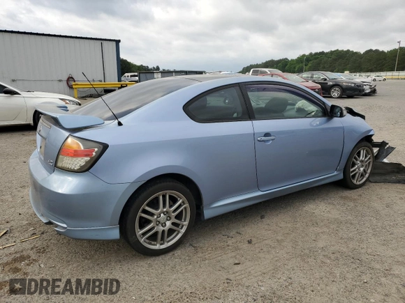 2008 Scion tC Spec with VIN JTKDE167180226016, listed as a Copart auction lot 53718005 with 117,463 mi miles and Salvage Title. Bid and sale history available at DreamBid. Image 3.